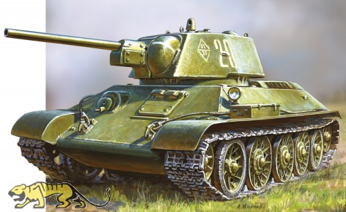 T-34/76 - Modell 1943 - Sowjetischer Kampfpanzer - 1:72