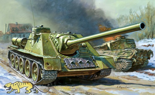 SU-100 - Sowjetischer Jagdpanzer - 1:72