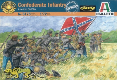 Konföderierte Infanterie - Amerikanischer Bürgerkrieg - 1:72