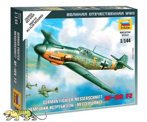 Messerschmitt Bf 109 F-2 - Deutsches Jagdflugzeug - 1:144