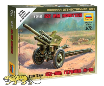 Sowjetische 122mm Haubitze M-30 mit Besatzung - 1:72