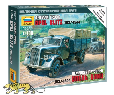 Deutscher 3t Militär LKW Opel Blitz - 1937 - 1944 - 1:100