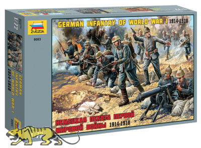 Deutsche Infanterie im 1. Weltkrieg - 1914-1918 - 1:72