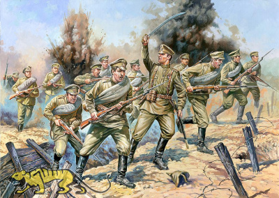 Russische Infanterie - 1. Weltkrieg - 1914-1918 - 1:72