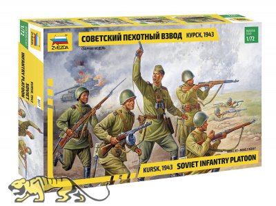 Sowjetischer Infanterie Zug - Kursk 1943 - 1:72