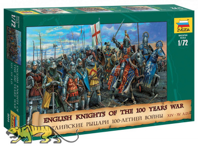 Englische Ritter 100jähriger Krieg - 14.-15. Jahrhundert- 1:72