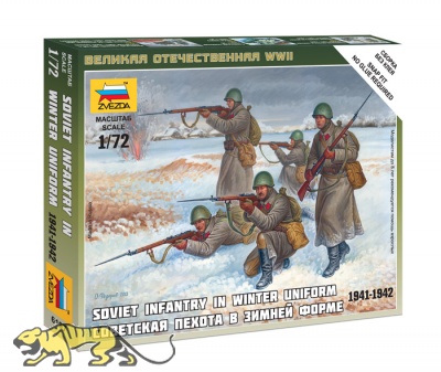 Sowjetische Infanterie in Winter Uniform 1941-1942 - 1:72
