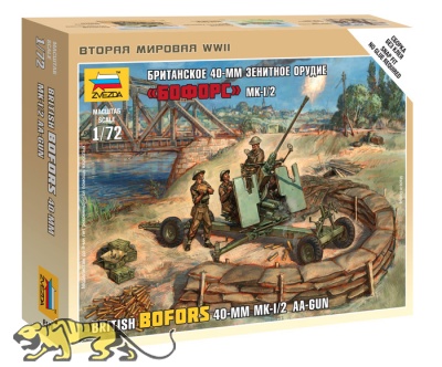 Britische Bofors PAK 40 mm MK-I/2 - 1:72