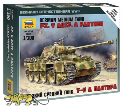 Panzerkampfwagen Panther Ausf. A - Mittelschwerer deutscher Panzer - 1:100