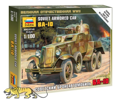 BA-10 - Soviet Armored Car - 1/100