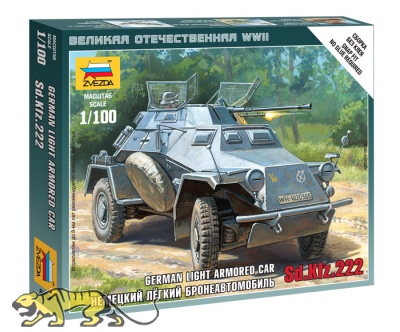 Sd.Kfz. 222 - leichtes deutsches Aufklärungsfahrzeug - 1:100