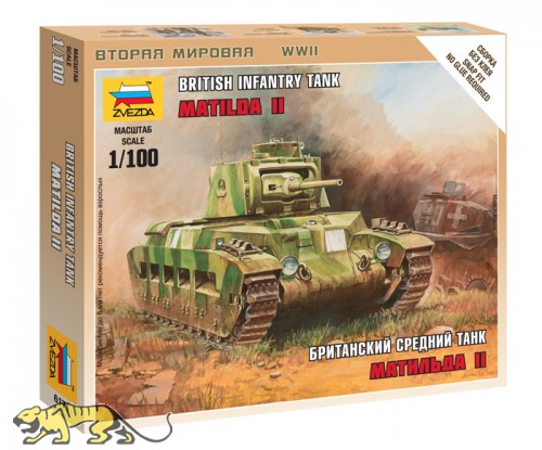 Matlida Mk. II - Britischer Infantry Tank - 1:100