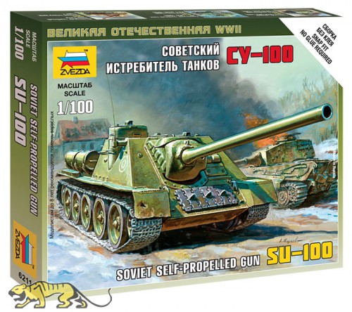 SU-100 - Sowjetischer Jagdpanzer - 1:100