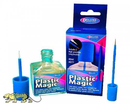 Plastic Magic Klebstoff mit Pinsel 40 ml DELUXE