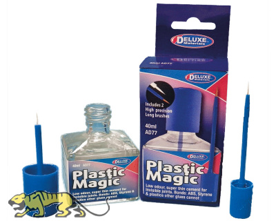 Plastic Magic Klebstoff mit Pinsel 40 ml DELUXE