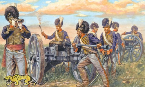 British Artillery - Waterloo - 1/72