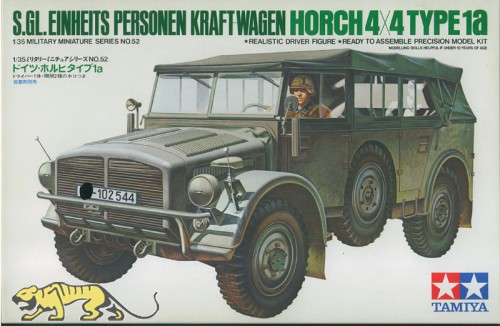 S.GL. Einheits PersonenKraftWagen (PKW) Horch 4x4 Type 1a - 1/35