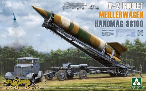 Meilerwagen mit V-2 Rakete und Hanomag SS100 - 1:35