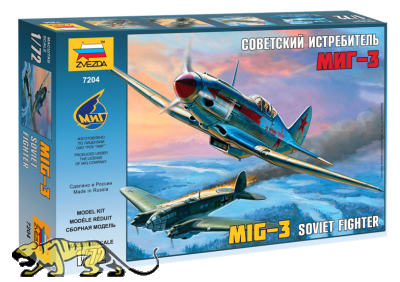 MIG-3 - Sowjetisches Jagdflugzeug - 1:72