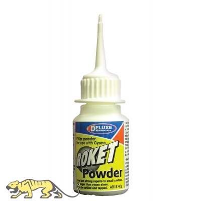 Roket Powder - Filler powder for use with cyano - 40g
