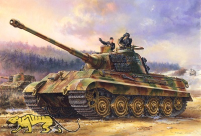 King Tiger - Henschel Turret - Sd.Kfz. 182 - German Heavy Tank - 1/35