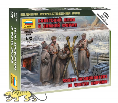 Soviet Headquarters In Winter Uniform - 1/72