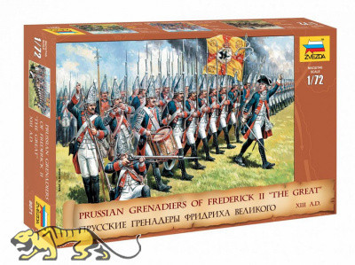 Preussische Grenadiere Friedrich des Großen - XIII. Jahrhundert - 1:72