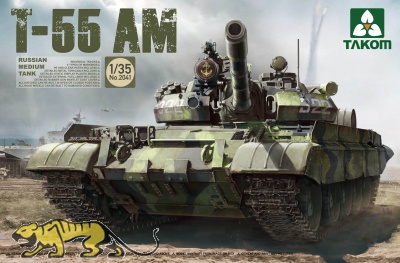 T-55 AM - Russischer mittelschwerer Kampfpanzer - 1:35