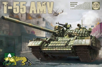 T-55 AMV - Russischer mittelschwerer Kampfpanzer / Russian Medium Tank - 1:35