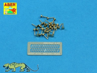 Wing nuts PE with turned bolt - 30pcs.