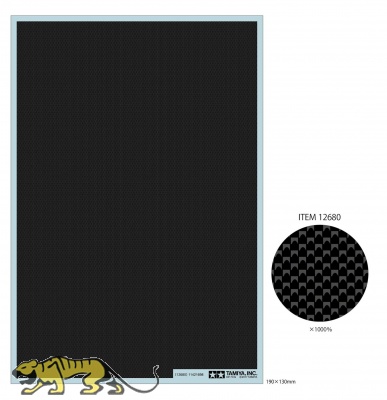 Tamiya Carbon Pattern Decal - Plain Weave / Extra Fine