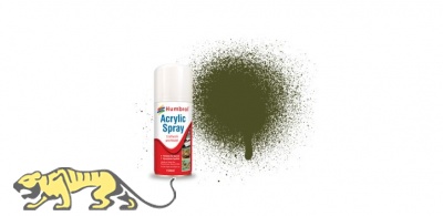 Humbrol 155 Olive Drab - Acrylic Spray (Flat) - AD6155
