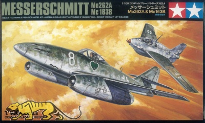 Messerschmitt Me 262A & Messerschmitt Me 163B - 1:100