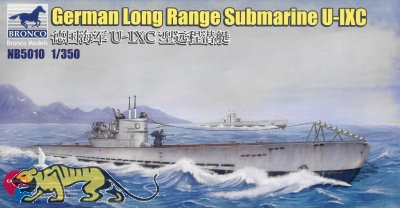 Deutsches Langstrecken U-Boot Typ IX C - 1:350