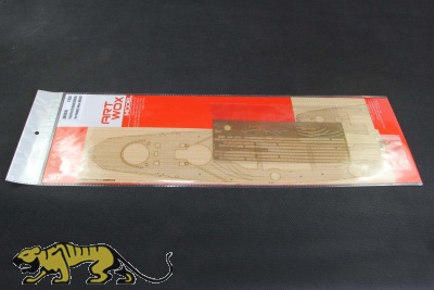 Wooden Deck with PE for 1/350 French Navy Battleship Strasbourg - Hobby Boss 86507 - 1/350