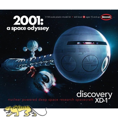 Discovery XD-1 - Nuclear powered deep space research Spacecraft - 2001: a space odyssey - 1/144