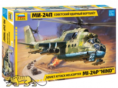 Mi-24P - Hind - Soviet Attack Helicopter - 1:72