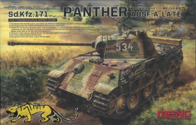 Panther Ausf. A - Late - German Medium Tank - Sd.Kfz. 171 - 1/35