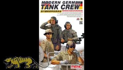 Modern German Tank Crew - 4 Figures - 1/35