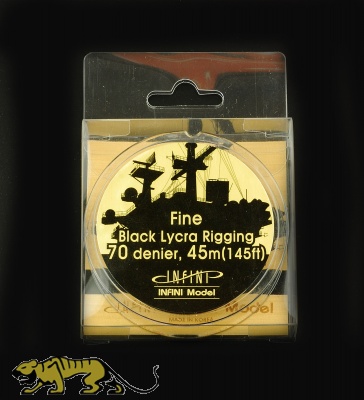 Black Ship Rigging - Fine - 0,091mm - 1/350 - 45m