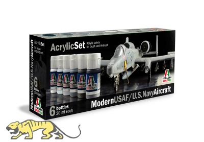 Italeri Acrylic Color Set Modern USAF / US Navy Aircraft