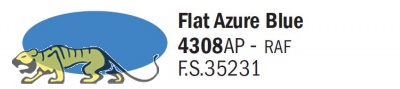 Italeri Acrylic 4308AP - Azurblau Matt / Flat Azure Blue - FS35231 - 20ml