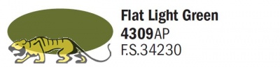 Italeri Acrylic 4309AP - Flat Light Green - FS35230 - 20ml