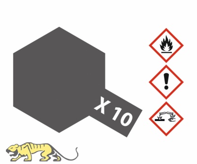 Tamiya X10 Gun Metal - Glänzend - 23ml