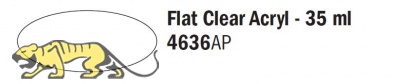 Italeri Acrylic 4636AP - Flat Clear - 35ml