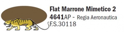 Italeri Acrylic 4641AP - Marone Mimetico 2 Matt / Flat Marrone Mimetico 2 - FS30118 - 20ml