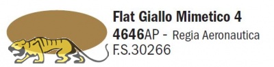 Italeri Acrylic 4646AP - Flat Giallo Mimetico 4 - FS30266 - 20ml