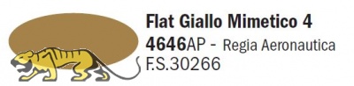 Italeri Acrylic 4646AP - Tarn Gelb Mimetico 4 / Flat Giallo Mimetico 4 - FS30266 - 20ml