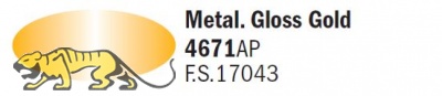 Italeri Acrylic 4671AP - Metal. Gloss Gold - FS17043 - 20ml