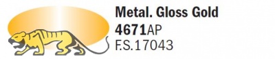 Italeri Acrylic 4671AP - Gold glänzend / Metal. Gloss Gold - FS17043 - 20ml